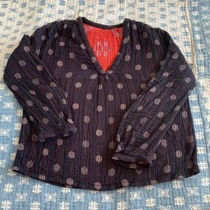 Ace & Jig orla (?) top in biscotti (?) double gauze